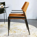 Sleek Modern Leather Dining Chair with Italian Flair