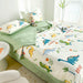 Dinosaur Delight Summer Quilt for Kids - Fun Floral Patterns for Boys' Room Decor