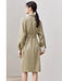 Chic Women's Autumn Shirt Dress for Office and Beyond