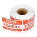 100PCS Premium Fragile Shipping Stickers - High-Visibility Handle with Care Labels