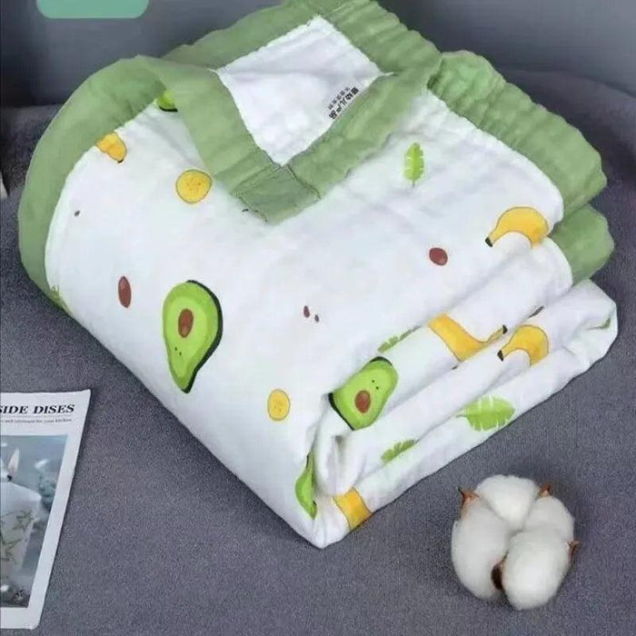 Luxurious Cotton Baby Towel and All-Season Blanket Duo - Comfort for Every Stage of Your Child's Growth