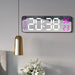 Sleek Digital LED Alarm Clock with Weather Display - Adjustable Brightness, Dual Alarms, and Wall-Mountable Design