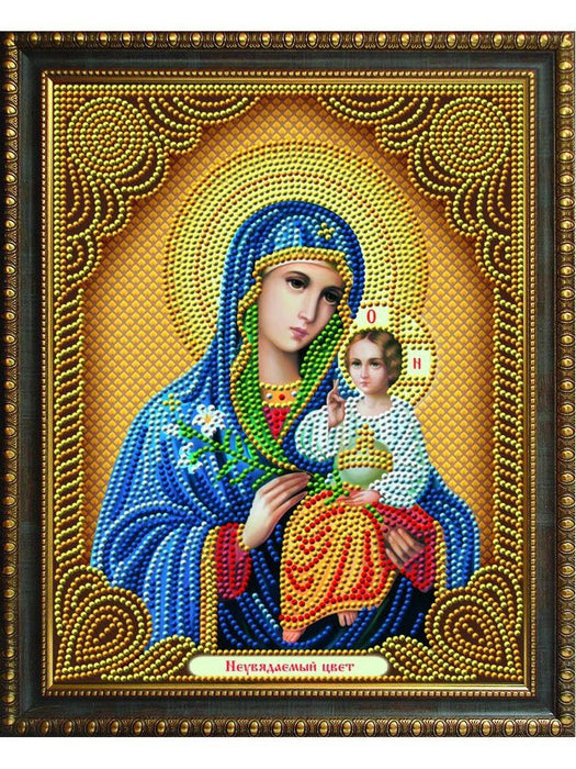 Divine Theotokos Vladimirskaya Diamond Painting Experience Kit