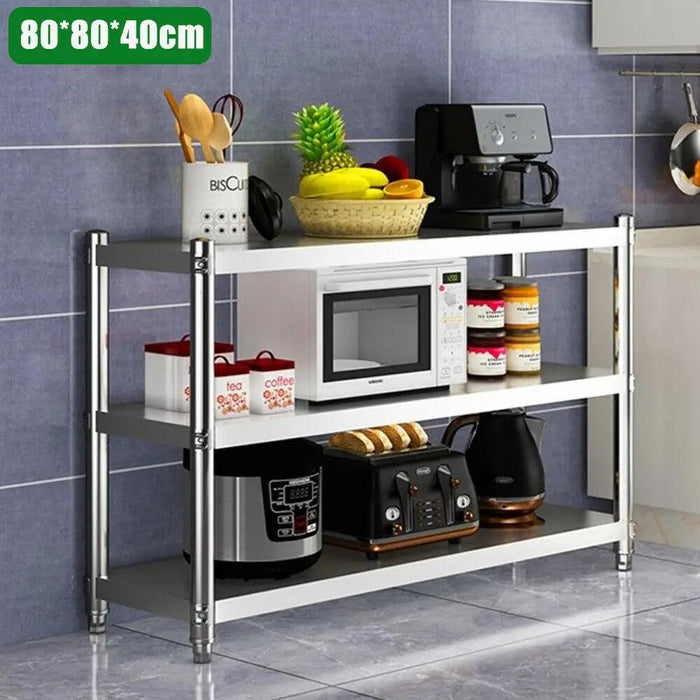 Premium Heavy-Duty Stainless Steel Storage Shelf