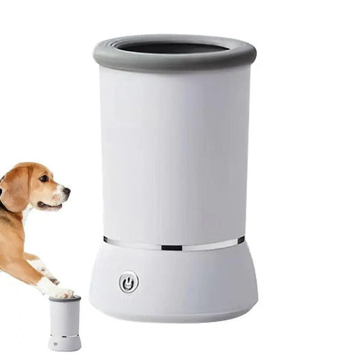 Rechargeable Electric Paw Cleaning Device for Dogs and Cats with Massage Feature