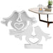 Heart and Bird Silicone Candle Holder Mold for Resin Casting – Versatile Square and Heart Shaped Designs