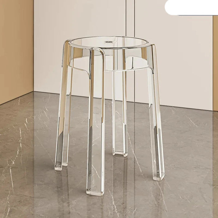 Modern Clear Acrylic Folding Stool for Stylish Living