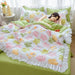 Chic Summer Lightweight Comforter with Ruffled Edges