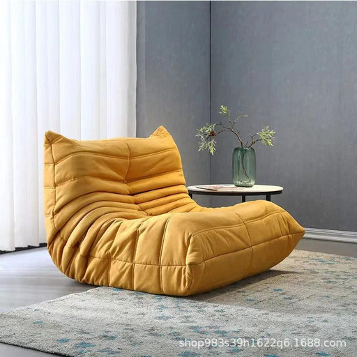 Chic Velvet Caterpillar Lounge Chair for Stylish Living Spaces