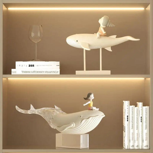 Ocean Serenity Whale Wave Artwork for Chic Home Styling