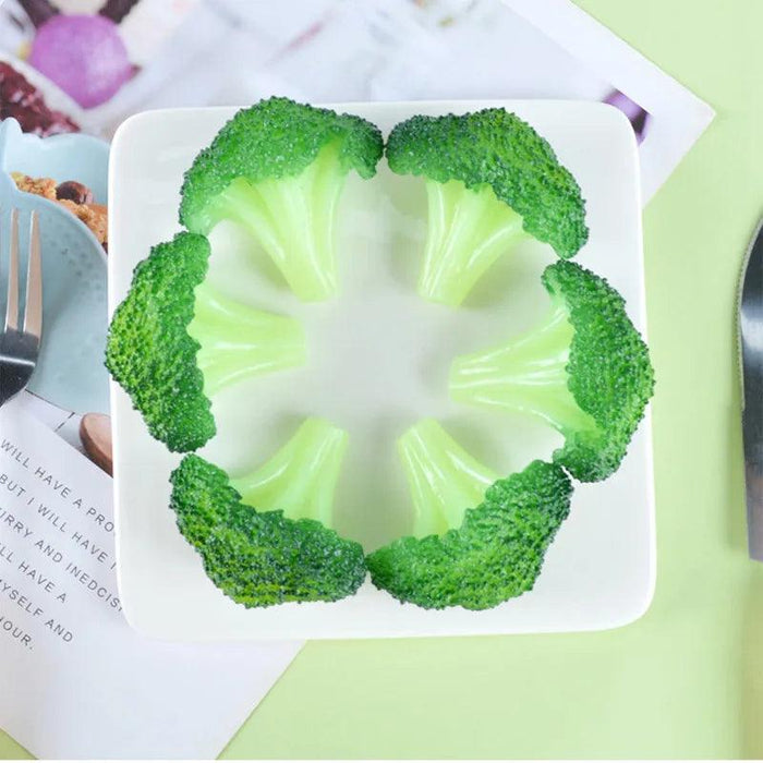 Lifelike Broccoli Decoration - Perfect for Seasonal Displays and Culinary Settings