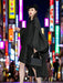 Batwing Sleeve Solid Color Dress for Autumn