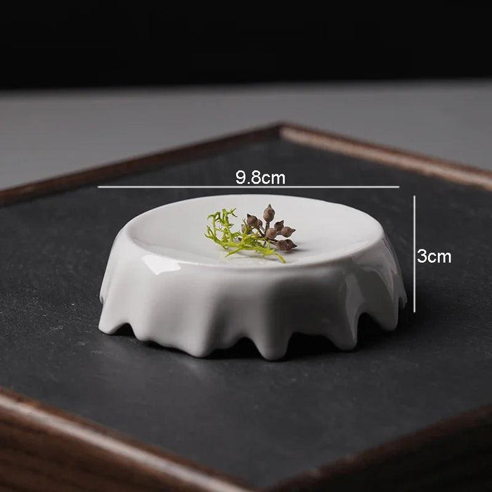 Artistic Heat Retention Plate for Molecular Gastronomy - Elegant Serving Dish for Desserts and Butter in Fine Dining