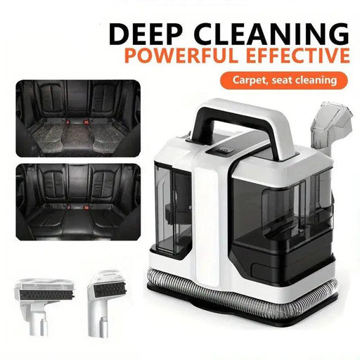 Powerful 450W Corded Handheld Cleaner for Carpets, Upholstery, and Pet Stains