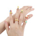 Avengers-Inspired Chic Nail Rings - Trendy Korean Jewelry Set for Fashion-Forward Women