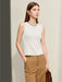 Chic Minimalist Women's Slim Fit Sleeveless Casual Camisole for Spring Fashion