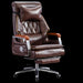 Ergonomic Faux Leather Gaming Recliner with 360-Degree Swivel