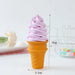 Lifelike Decorative Ice Cream Cone Replica for Photography and Shop Displays