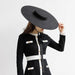 Wide Brim Wool Felt Fedora Hat for Men and Women