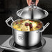 Large Capacity Heavy-Duty 316 Stainless Steel Congee Cooker - Elevate Your Culinary Skills