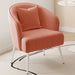 Scandinavian-Inspired Luxe Lamb Velvet Armchair with Comfort and Elegance