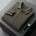 Men's Premium 100% Cashmere Zip-Up Cardigan Sweater