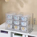Acrylic Contact Lens and Jewelry Organizer Box with Dust-Proof Design
