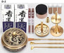 Brass Incense Creation Kit - Versatile Incense Burner Accessories for Yoga, Meditation, and Home Fragrance