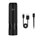 Sleek Rechargeable Electric Pepper Grinder with Adjustable Grinding Levels and Built-in LED Light