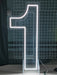 Neon LED Number Stand Set - Personalized Illuminated Decor for Home and Events