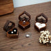 Elegant Heart-Shaped Walnut Jewelry Box - The Perfect Love Token for Special Moments