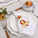 Pomegranate Elegance Hemstitch Napkin Set for Stylish Dining Experiences