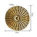 Luxurious Golden Aura Metal Wall Art for Chic Home Decor