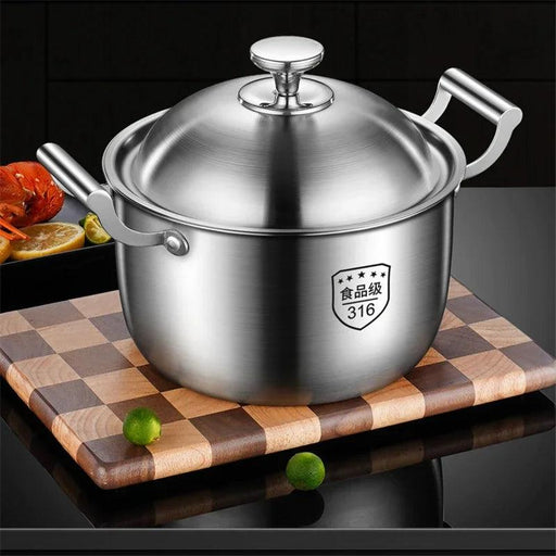 Premium 316 Stainless Steel Congee Steamer - Large Capacity Heavy-Duty Cooking Pot for Enhanced Culinary Experiences