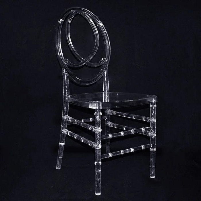 Elegant 50-Piece Clear Acrylic Chiavari Chairs for Sophisticated Celebrations