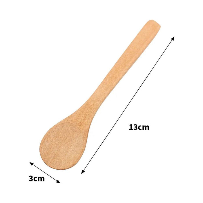 Bamboo Wooden Spoons Set for Serving and Cooking - 1/5/10/20 Pcs Kitchen Utensils