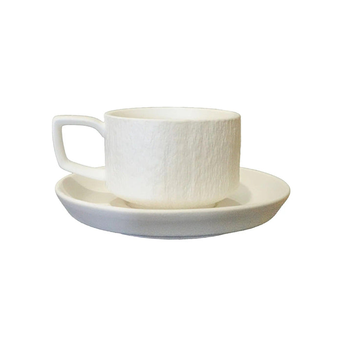 Japanese-Inspired Stone Grain Ceramic Coffee Mug - Elegant Addition to Your Home and Office