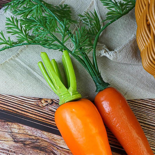 Colorful Realistic Faux Vegetable Decor Collection - 6 Festive Props for Joyful Celebrations