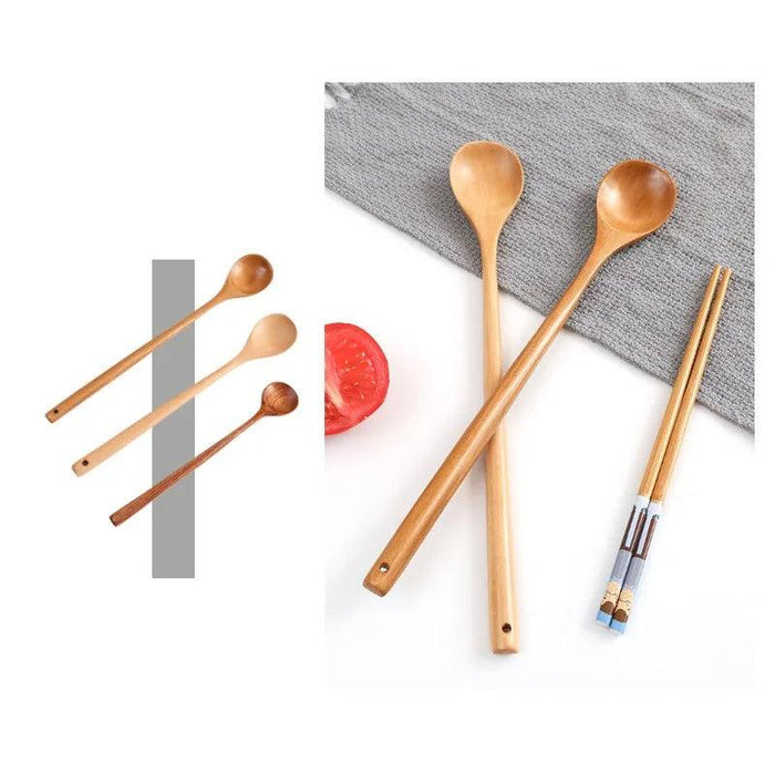 Chic Wooden Cooking and Serving Spoons Collection - Must-Have Kitchen Essentials