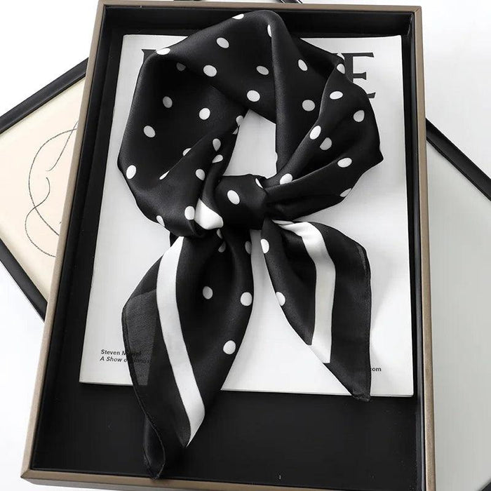 Chic Toddler Elegance: Luxurious 70x70cm Silk Scarf for Ages 6 Months to 4 Years