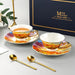 Elegant Bone China Tea and Coffee Set for Two - Savor Every Sip in Style