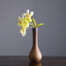 Stylish Hydroponic Ceramic Vase with Floral Accent for Tranquil Tabletop Elegance