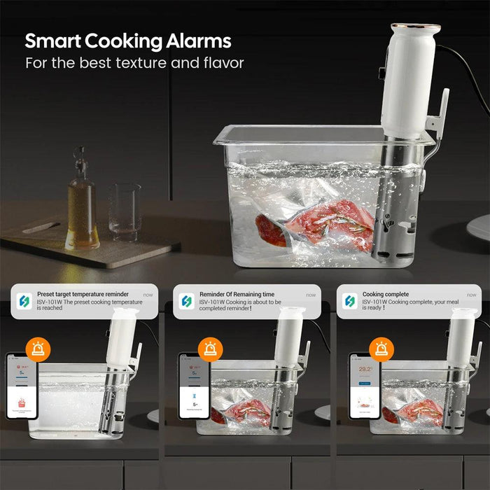 Precision Smart Sous Vide Cooker with WiFi Connectivity & 3D Water Circulation for Culinary Excellence