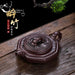 Elegant Yixing Purple Clay Bamboo-Inspired Kung Fu Tea Set - 120ml Teapot