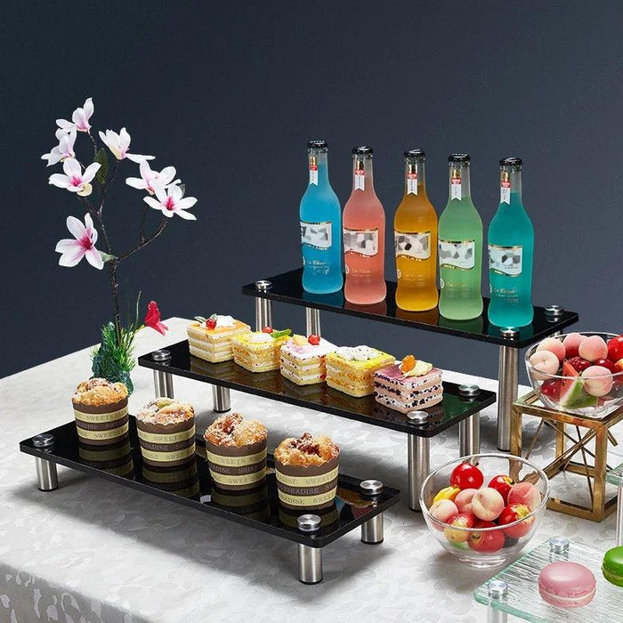 Elegant 3-Tier Acrylic Dessert Display Stand for Celebrations and Gatherings