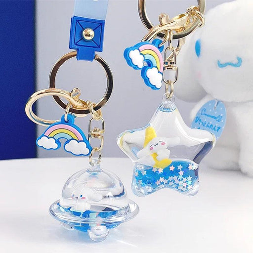 Kawaii Sanrio Cinnamoroll Cosmic Walk Series Acrylic Keychain - Adorable Pendant Gift