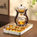 Elegant Automatic Infuser Glass Tea Pot with Magnetic Water Control