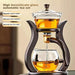 Elegant Automatic Infuser Glass Tea Pot with Magnetic Water Control