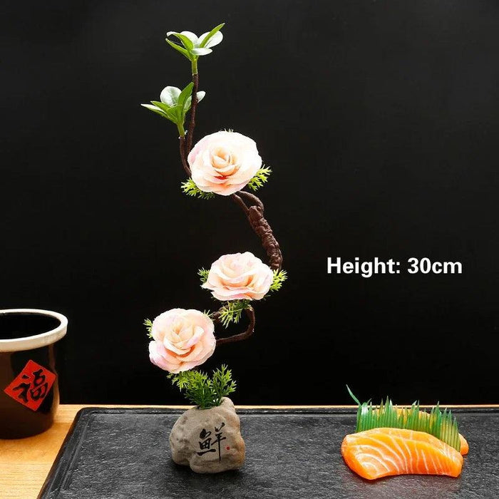 Sophisticated Floral Sushi Platter Set for Elevated Dining Experience