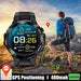 Waterproof GPS Smartwatch with Tracking for Men - Long Battery Life